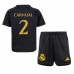 Real Madrid Daniel Carvajal #2 Tredjedraktsett Barn 2023-24 Korte ermer (+ Korte bukser)